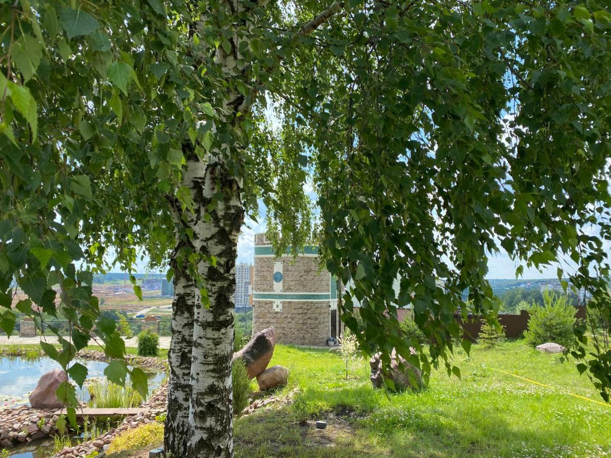 СРЕДНЕВЕКОВАЯ БАШНЯ У ПРУДА В НИЖНЕМ НОВГОРОДЕ - АРТ-ДОМ ЦЕЛИКОМ НА СКЛОНЕ  С СОСНАМИ НИЖНИЙ НОВГОРОД (Россия) | NOCHI